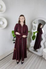 MC-C17P4 Lace Abaya  Elegant Modest Wear by From UAE Dubai - Image 2