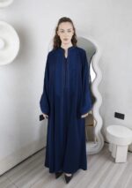 Black Open Front Abaya | Fluid Modest Modern Silhouette