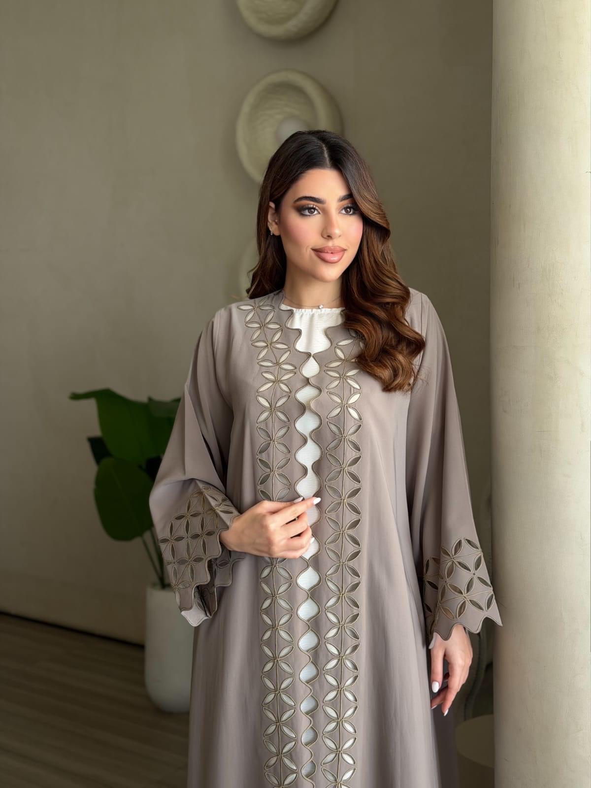 Laser Cut Abaya